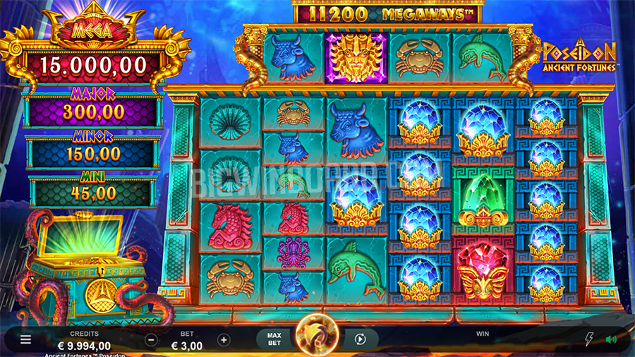 Poseidon Ancient Fortunes Megaways slot