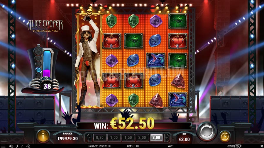 Alice Cooper Tome of Madness slot