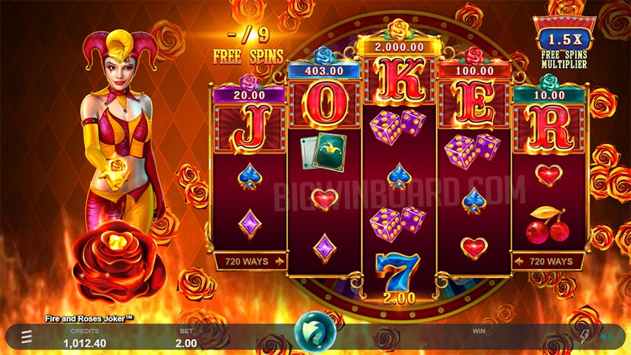 Fire and Roses Joker slot