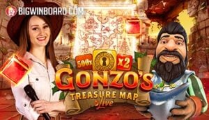 Gonzo's Treasure Map live