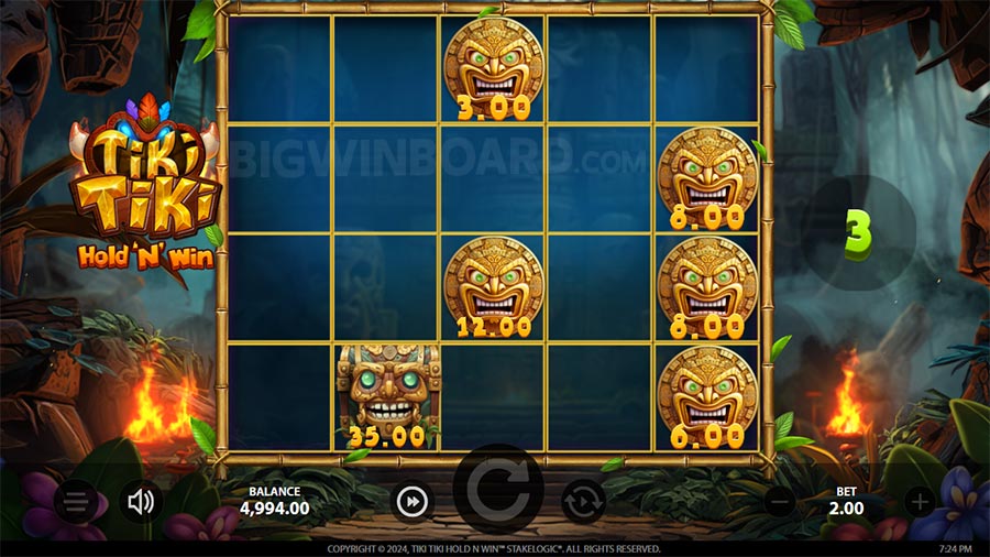 Tiki Tiki Hold 'n' Win slot